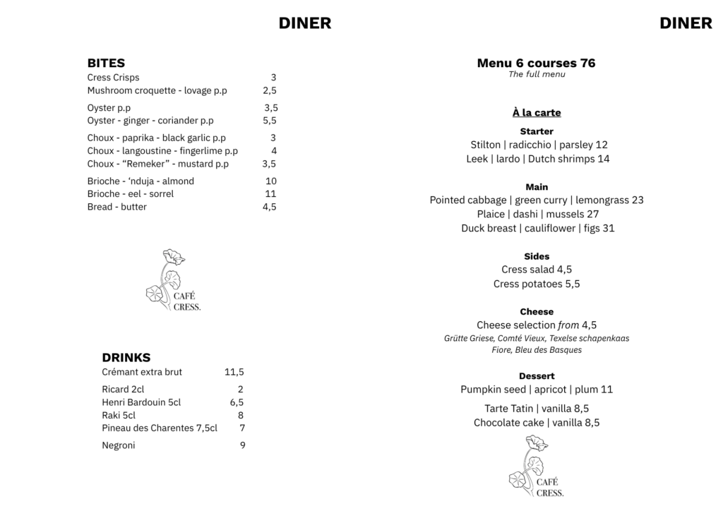 Diner Amsterdam Noord