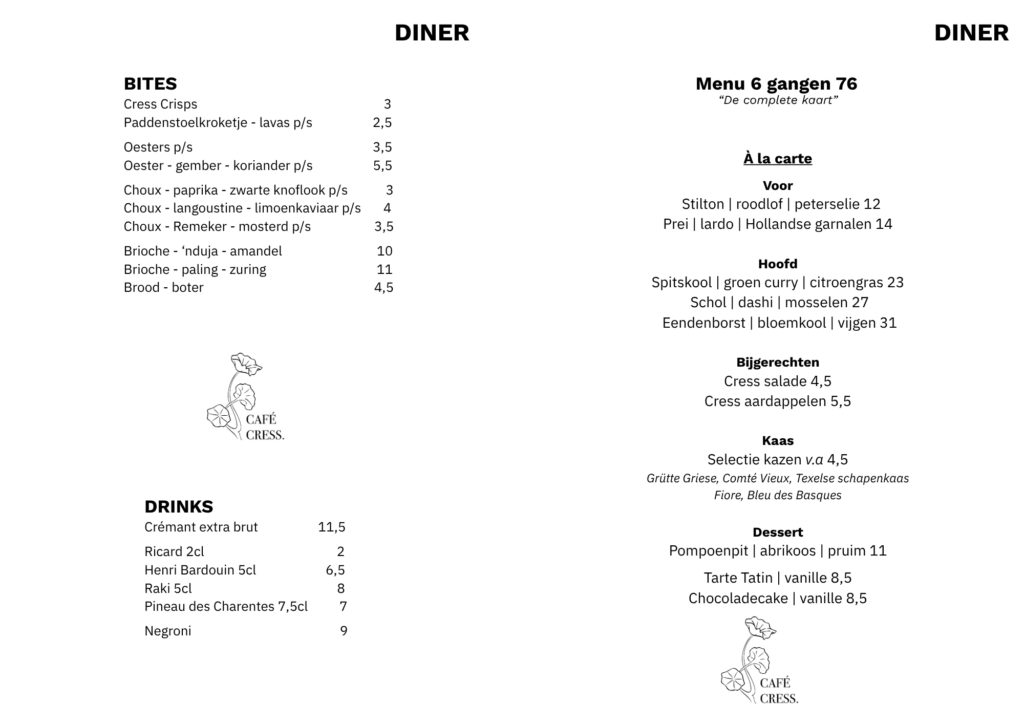 Diner Amsterdam Noord